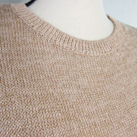 New! Loft Shimmer Dolman Sweater Tee, color:‎ Rose Gold - Picture 7 of 16